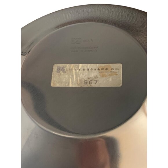 Scandinavian Bowl Kalmar Designs Danish Modern Mid Century Stainless Steel - Picture 2 of 9